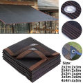 Outdoor Waterproof Garden Shading Net, Terrace Awnings, Camping Shade Cover Mesh, UV Protection, HDPE Sunscreen Fabric, Shade. 