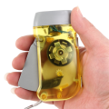 4X 3 LED Dynamo Wind Up Flashlight Hand-Pressing Crank No Battery Torch. 