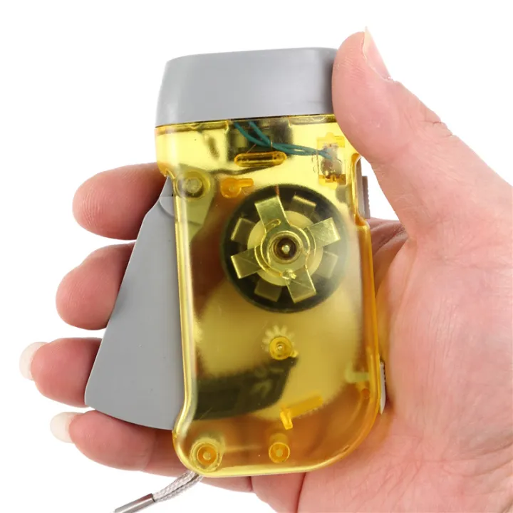 4X%203%20LED%20Dynamo%20Wind%20Up%20Flashlight%20Hand-Pressing%20Crank%20No%20Battery%20Torch%20-%20Image%205