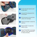 EMS Rechargeable Mini Massager for whole body with digital display. 