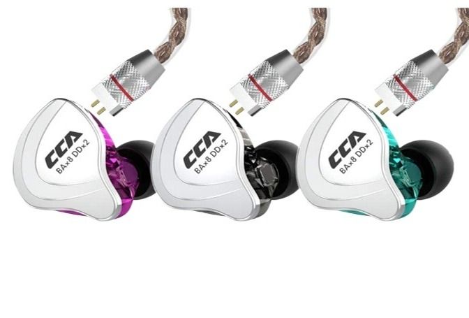 CCA C10 1DD+ 4BA Five drivers hybrid Hi-Fi In-Ear Earphone