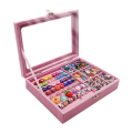 DIY Beaded Bracelet Set with Storage Box Girls Bracelet DIY Handmade Jewelry Making Kit Acrylic Hole Beads D. 