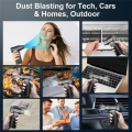 Adjustable Cordless Air Duster 130, 000RPM High-Speed Mini Blower, Fan,for Cleaning Electronics, Cars. 