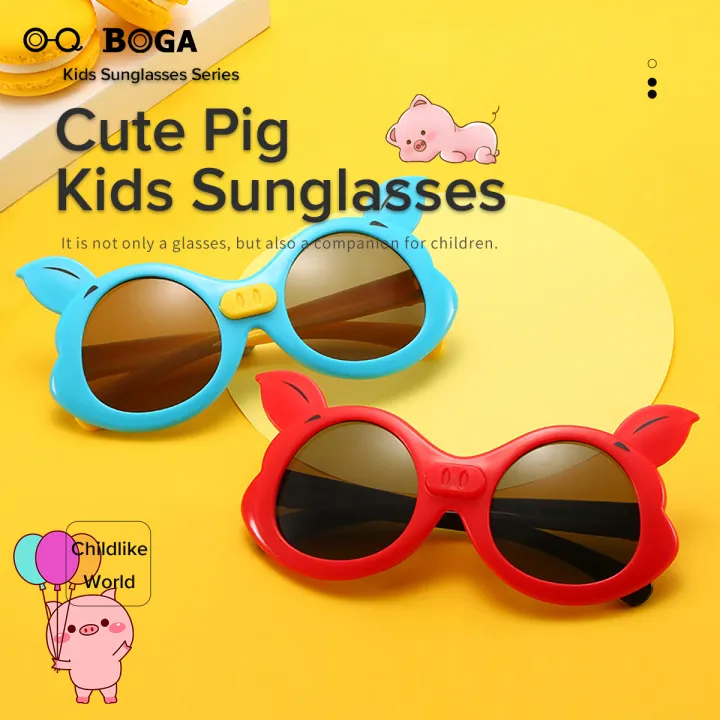 OQ%20BOGA%206%20Styles%20Fashion%20Unisex%20Anti%20UV%20Cartoon%20Cute%20Pig%20Ear%20Frame%20Kids%20Sunglasses%20Children%20Outdoor%20Eye%20Protection%20Multicolor%20Plastic%20Full%20Rim%20Sun%20Glasses%20-%20Image%202