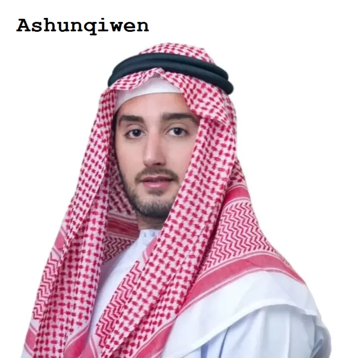 Ashunqiwen Men Turban Tactical Headband Outdoor Arab Kafiya Keffiyeh ...