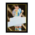 Lionel Messi Fifa World Cup Trophy Photo Frame| A4 Size |. 
