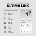 Ultima Prime 1.0 ANC Earbuds with App Support | 60Hrs Playtime | Multi-Point Connectivity | EQ Modes | Supreme Sound | 4Mics AI ENC | Game Mode(40ms) | Elegant Appeal | Premium wireless earbuds. 