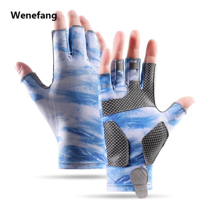 Wenefang%20Men's%20Summer%20Fishing%20Anti-slip%20Wearable%20Cool%20Outdoor%20Professional%20Fishing%20G10-DY%20Half%20Finger%20Gloves%20Ice%20Silk%20Breathable%20Soft%20UV%20-%20Image%207
