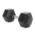 25 Kg Rubber Hex Dumbbells (Pair) Set of 2 Hexa Rubber Dumbbell with Metal Handles, Pair of 2 Heavy Dumbbells 25 kg each Dumbell Total 50 kg. 