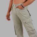 Wraon Mint Green Stretchable Premium Cotton Chichi Cargo Box Pant For Men - Fashion | Cargo Pants For Men | Men's Wear |. 