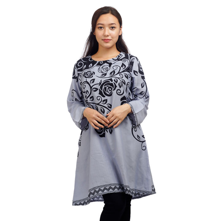 Attire Nepal Women'S Plus Size Stylish Full Sleeve Top