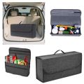 Durable Foldable Car Trunk Storage Box Felt Anti Slip Car Boot Organizer Compartment Large Capacity Vehicle Storage Organizer for Car Stowing and Tidying. 