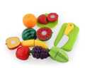 Toyshine Realistic Sliceable Fruits Cutting Play Toy Set, Can Be Cut in 2 Parts, Assorted. 