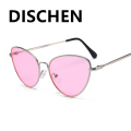 DISCHEN New style Small Vintage Cat Eye Sunglasses Woman Vintage Red Black Sun Glasses Female Ladies Cateyes Sunglass 2018 Retro Glasses. 