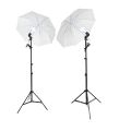 E27 Studio Umbrella Lighting Kit For Photography Lighting Studio. Studio Soft White Umbrella  Lighting Set Of Continue & Professional Lighting.. 