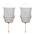 Multi-Purpose Beekeeping Hat High-Quality Fabric Mesh for Beekeepers High Definition Veil 2PCS. 