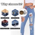 8 Sets of Button Pin Jeans, Seamless Fit, Detachable Pants Button Pins, Perfect Fit Instant Jeans Buttons. 