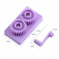 Practical Purple Plastic Durable Flower Wave Shape Paper Craft Quilled Paper Crimper Machine DIY Art Tool Crimping Paper Craft. 