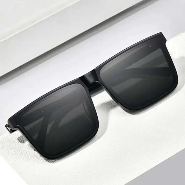 Polarized%20Rectangle%20Square%20Black%20Sunglasses%20For%20Men%20-%20Image%203