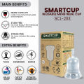 SMARTCUP (FDA Approved Medical Grade Menstrual Cup) ( LARGE / 30 ML /TRANSPARENT/SCL-203). 