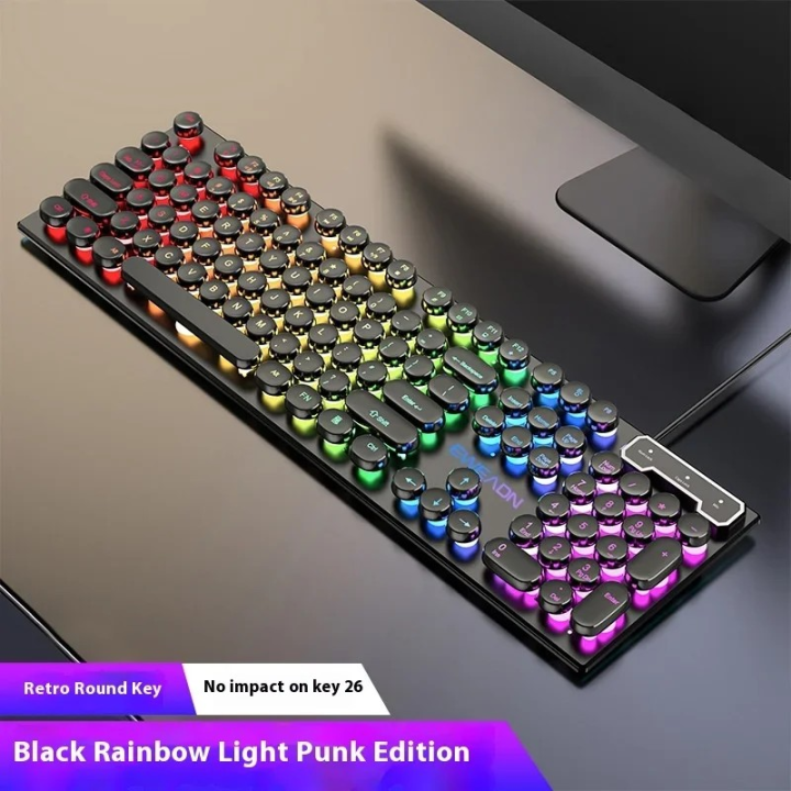 EWEADN%20%20GX30%20wired%20keyboard%20104%20(key)%20Column%20structure%20%20ABS%20waterproof%20mechanical%20touch%20keyboard%20-%20Image%202