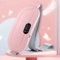 Period Belt | Menstrual Cramp Relief Heating Belt for Women | Electric Warming Pad with Vibration Massage | 3 Temperature Levels | USB Rechargeable | Portable Pain Relief Waist & Abdominal Heating Pad. 