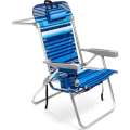 Homevative Backpack Fold-Up Beach Chair, 5 Positions, Towel bar, Cooler, Storage Pouch, Cup Holder and Phone Pocket. 