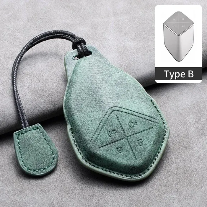 Xiangliang%204%20Buttons%20Car%20Remote%20Key%20Case%20Cover%20for%20Changan%20Deepal%20S7%20SL03%20Leather%20Car%20Key%20Shell%20Fob%20Holder%20Protector%20Keychain%20for%20Deepal%20-%20Image%207