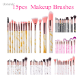 Uonevic Tools: plastic handles, closing bases, eyeshadow brushes, makeup powders, Profesional cs makeup brushes, 5/7/8/15/20p into soft brushes, makeup. 
