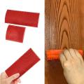 2pcs Rubber Wall Texture Tool (Wood Grain Pattern DIY Painting Tool). 