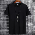 Round Neck Soft Feel Cotton T-shirt For Men. 