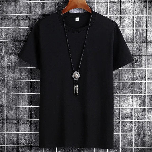 Round Neck Cotton Summer Casual T-shirt For Men