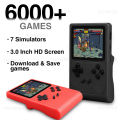 GB300 Portable Handheld Game Player 3.0 inch Screen TV Video Game Console AV Output Retro Game Console Built-in 8G 6000+ Games. 