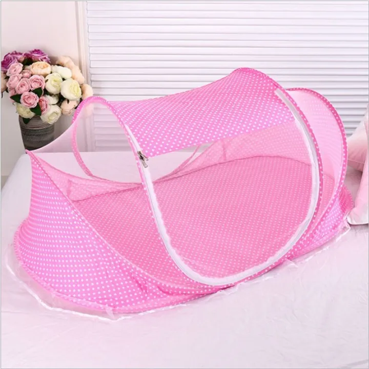 BABY%204-in-1%20Mosquito%20Net%20Bed%20with%20Pillow%20-%20Big%20Folding%20Anti-Insects%20Tent%20for%20Babies,%20High_Quality%20-%20Image%202