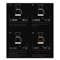 Coffee Scale , 0.1g Precise Graduation, Portable Pocket Scale Black. 