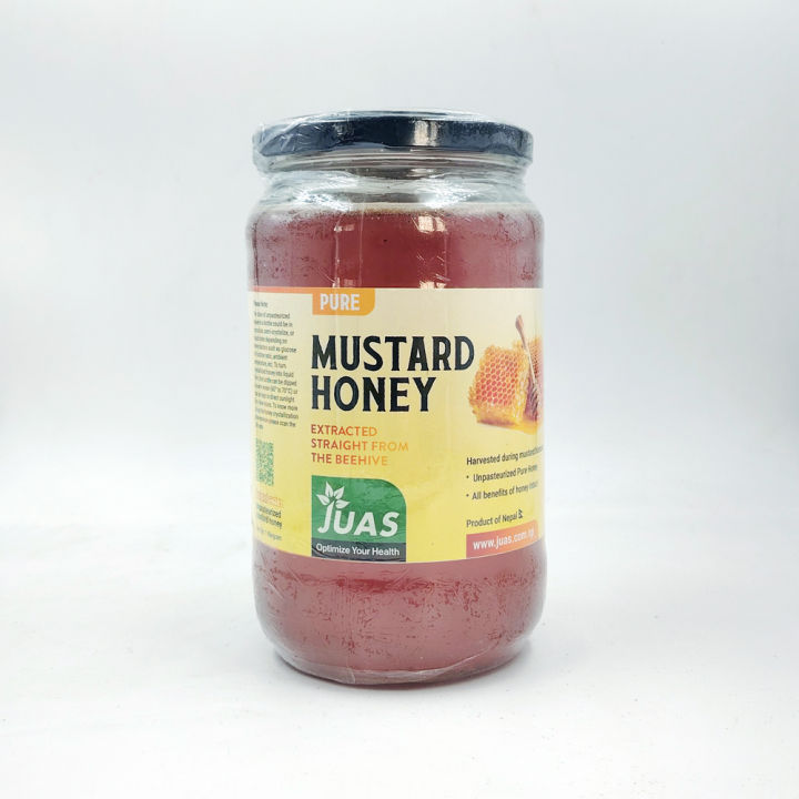 JUAS Raw Mustard Honey 1 Kg