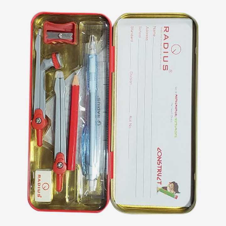 Radius Asxis Mathametical instruments Box/ Geometry Box By Mitrata