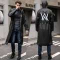 2025 Black EVA Raincoat Mens Outdoor Hiking Poncho Ladies Waterproof Travel Windbreaker Long Rain Coat. 