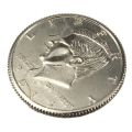 Magic Close-Up Street Trick Bite Coin Bite And Restored Half Dollar illusion BRYT. 