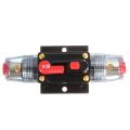 DC 12V Car Stereo Audio Circuit Breaker Inline Fuse Holder Protector 80AMP 80A. 