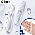 120Piece 5ML Bottle Small Cosmetic Packing Atomizer Perfume Bottles Atomizing Liquid Container for Travel. 