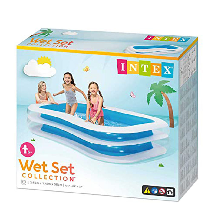 Intex%20Swim%20Center%20Family%20Inflatable%20Pool,%20103"%20X%2069"%20X%2022",%20for%20Ages%206+%20With%20Pump%20-%20Image%203