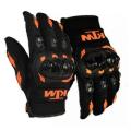 KTM Biker Full Motorcycle Riding Gloves. 
