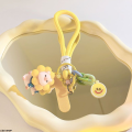 Libei SHOPLuxury Small Fresh Ins Colorful Sunflower Piggy Pendant Fun Mobile Phone Lanyard Doll Keychain Hand Rope Wristband Ccd Lanyard For Keys. 