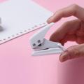 Cute Mini Single Hole Shape Punch for Planner Disc Ring DIY Paper Puncher Podazz. 