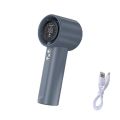 Long Lasting Small Mini Portable Fan Air Turbo Tech Adjustable Rechargeable Fan Ultra-quiet Strong Wind Pocket Fan Makeup Setting. 
