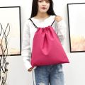 Solid Color Drawstring Backpack Fashion Oxford Cloth Bundle Pocket Basketball Bag Waterproof Multicolors Gym Backpack Swimming. 