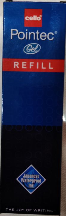 Original Gel Pen Refill Cello Pointec Cello Blue (Set of 10 Pcs)