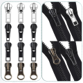 ARELENE Zipper Repair Kit, 5 Zipper Replacement Slider Kit, Zippers Pull Zip Bottom Stop and Top Stop Fix Zipper on. 