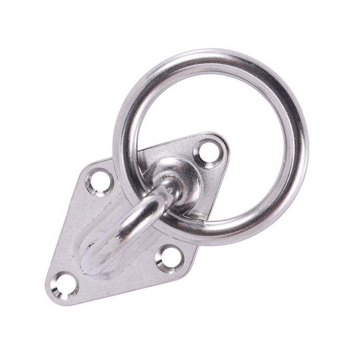 NAMUNY%202X%2080Mmx50Mm%20Mounting%20Hook%20For%20Wall%20Or%20Ceiling%20With%20Round%20Ring%20Stainless%20Steel%20-%20Bracket%20/%20Attachment%20-%20Image%207